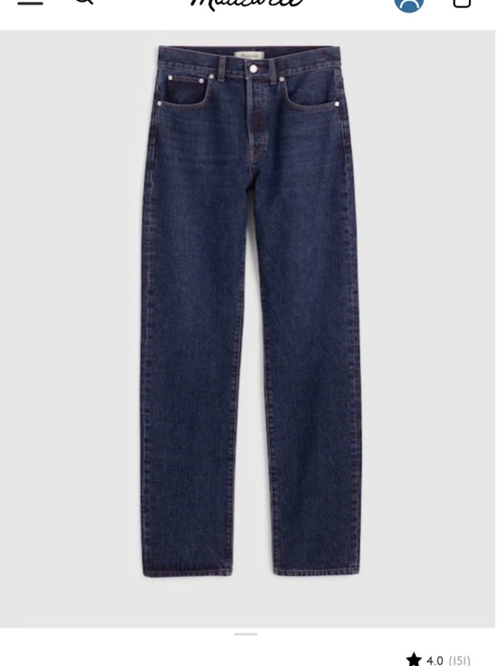 Madewell Other - Women’s Madewell Jeans Longline Straight